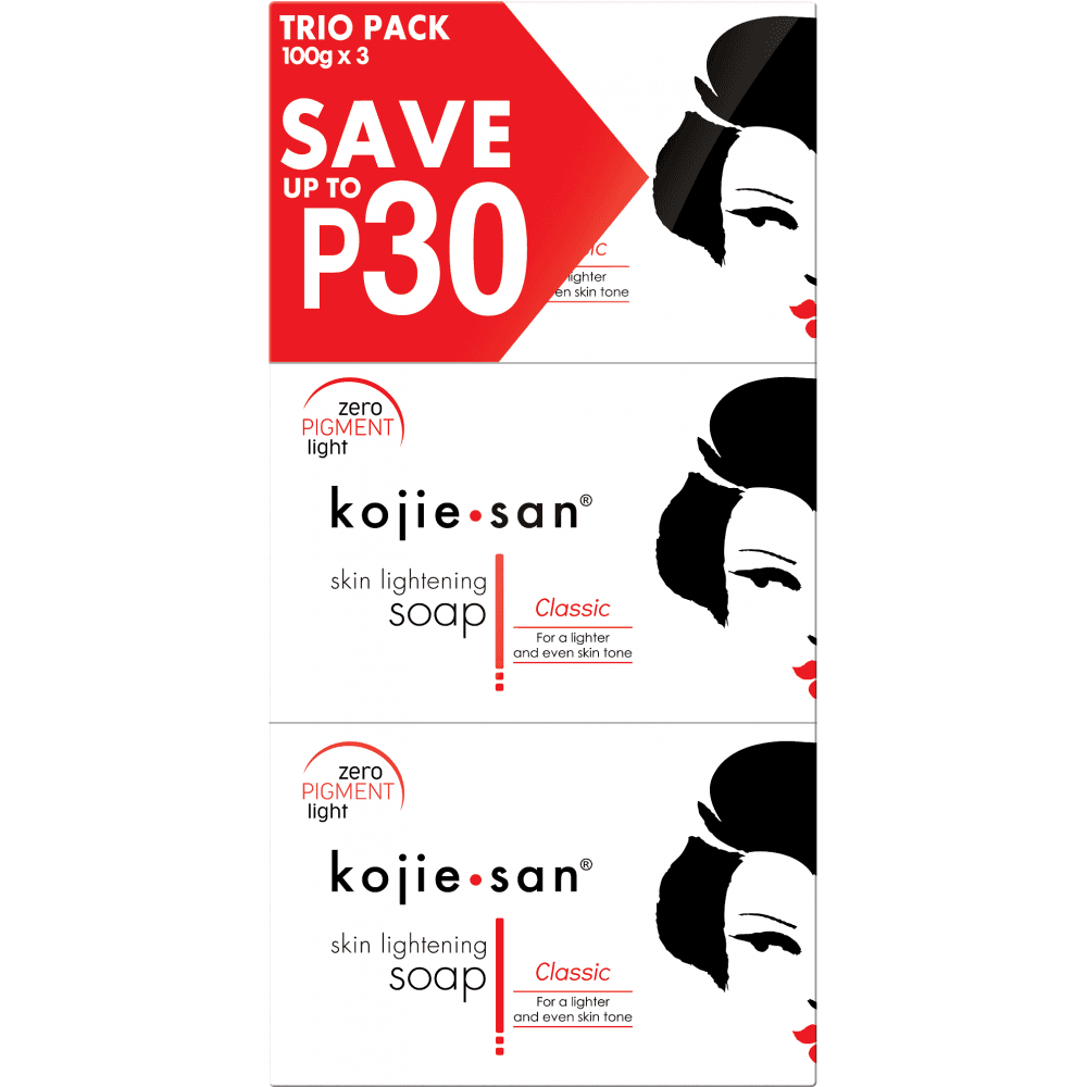 Kojie San Skin Lightening Soap 100G Pack Of 3 | Global Glow