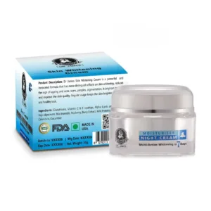 Dr James Advanced Glutathione Skin Whitening Cream 30G With Moisturiser Night Cream