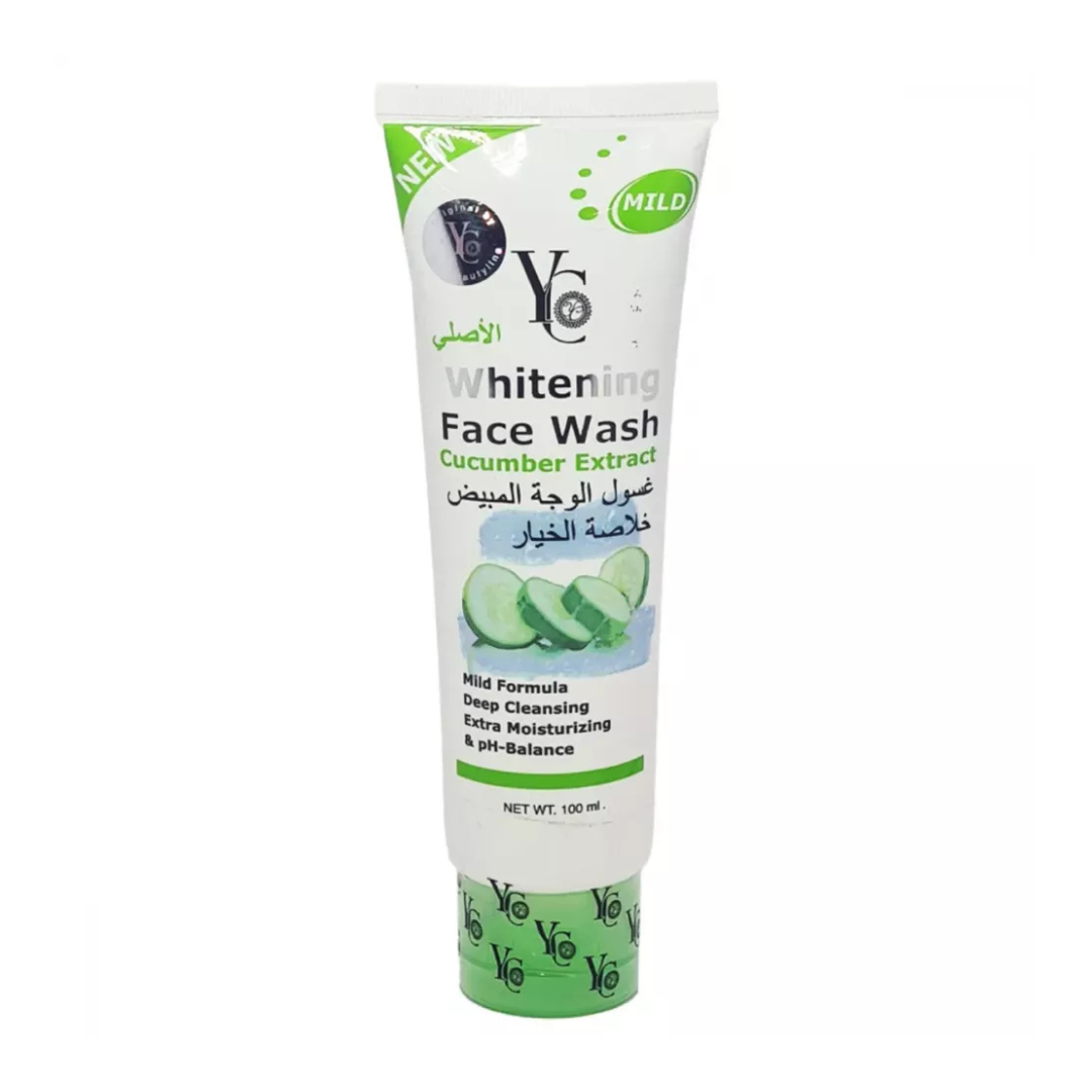 Yc Whitening Face Wash With Cucumber Extract 100Ml – Deep Cleansing, Moisturizing &Amp; Ph Balanced Face Cleanser For Men And Women