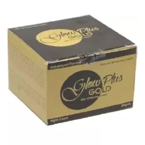 Glow Plus Gold Advanced Skin Whitening Night Cream 30g Packaging
