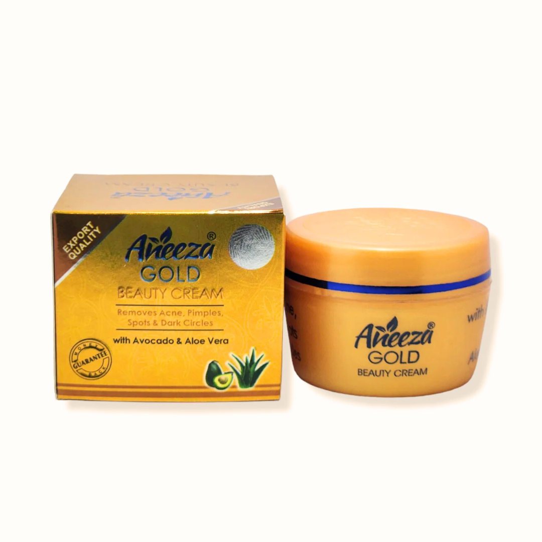 Aneeza Gold Beauty Cream 100% Original With Avocado &Amp; Aloe Vera For Men And Women – Acne, Dark Spots &Amp; Beauty Cream