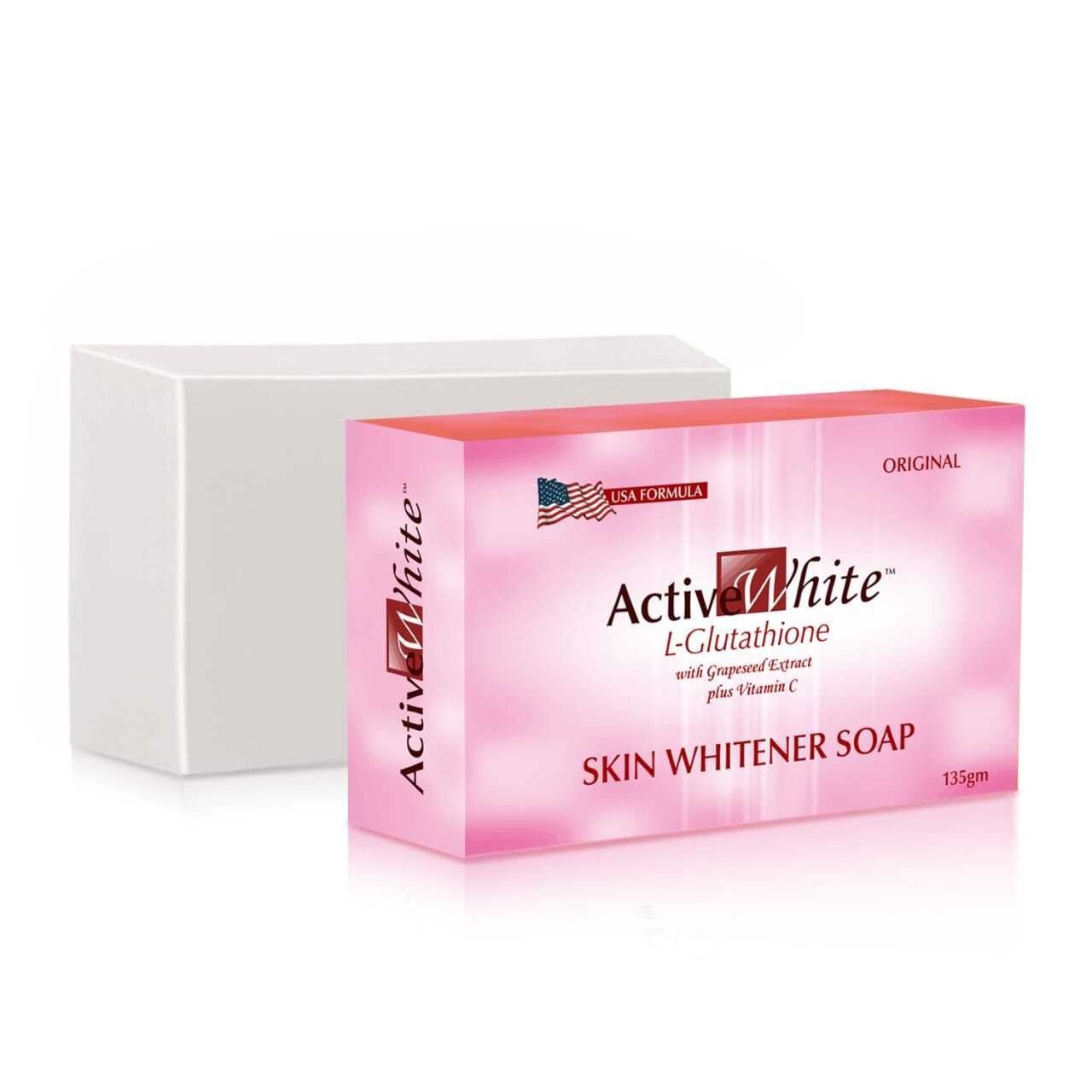 Active White L Glutathione Skin Whitening Soap For Bright And Radiant Skin