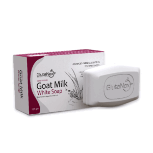 GlutaNex Goat Milk Whitening Soap 125g for Brightening, Moisturizing & Daily Skin Care