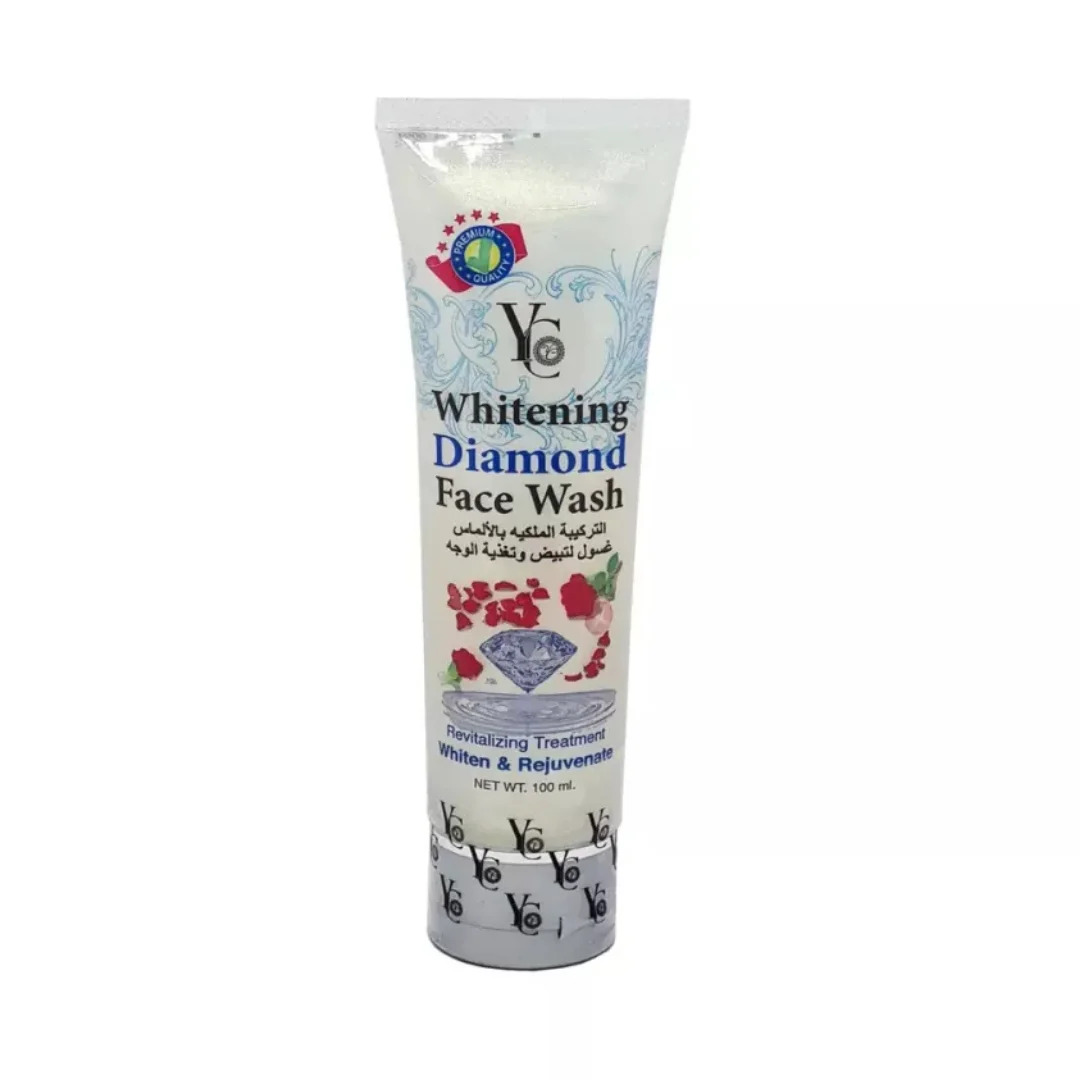 Yc Whitening Diamond Face Wash 100Ml Deep Cleansing Brightening Face Wash For Men And Women