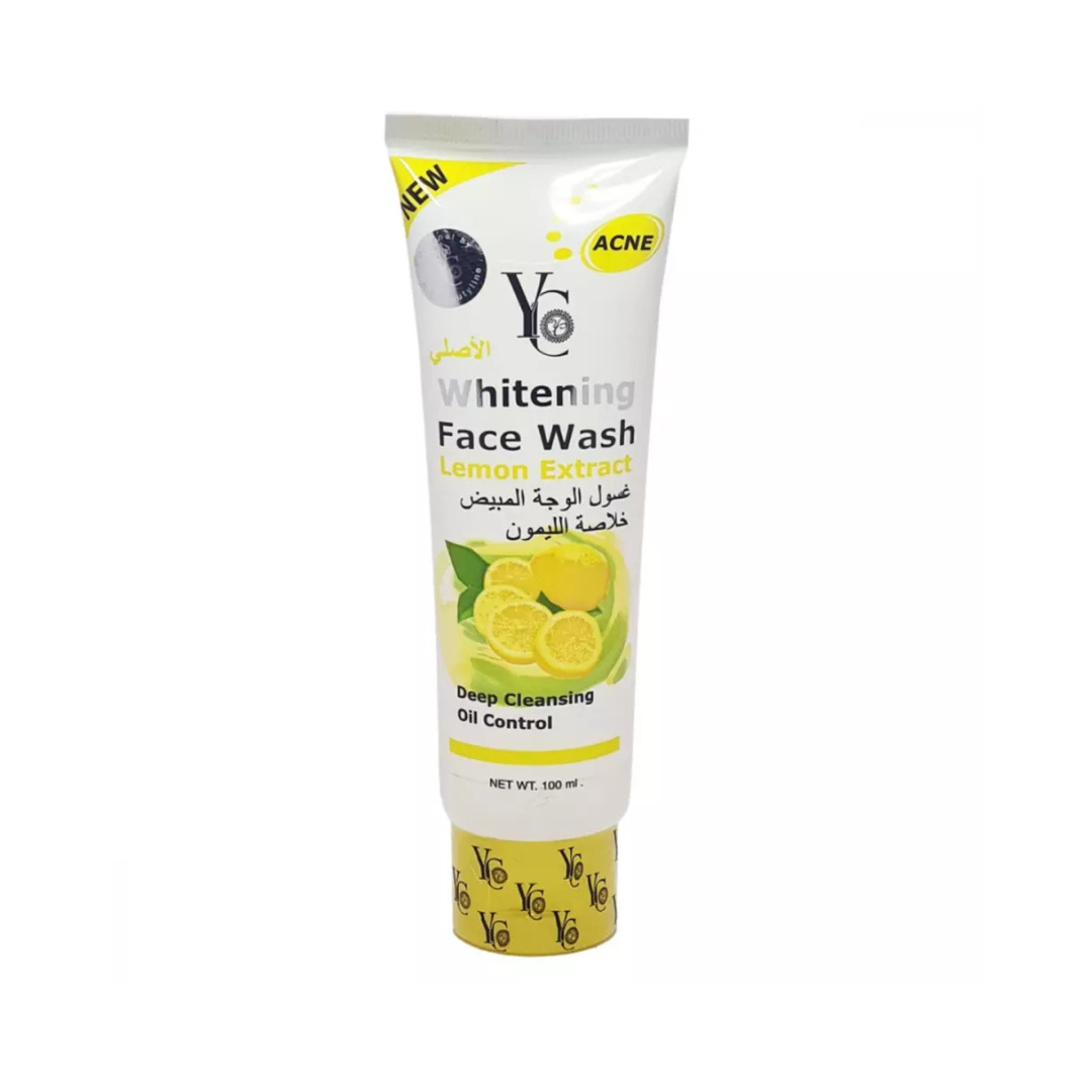 Yc Whitening Face Wash With Lemon Extract Deep Cleansing Oil Control Face Wash 100Ml