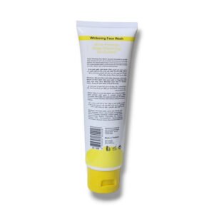 Back View Of Xtreme Lemon Whitening Face Wash 100Ml Showing Product Directions, Ingredients, Usage Instructions, Acne Formula, Deep Cleansing, Oil Control, And Manufacturer Information.