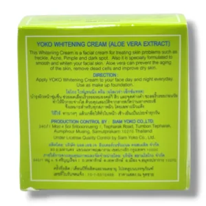 Yoko Aloe Vera Whitening Cream 4G 2
